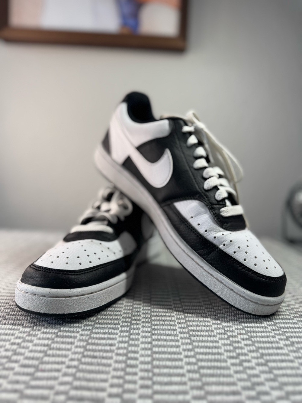 Nike black & white Court Vision Low Men's Sneakers size 8 (women 9.5) - Picture 15 of 15
